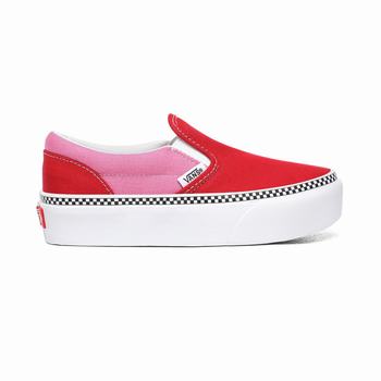 Vans 2-Tone Classic - Lasten Tennarit - Punainen/Fuksia Pinkki